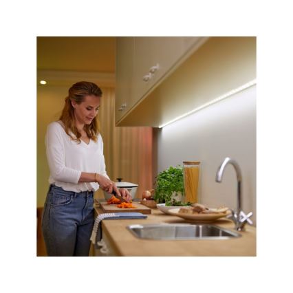 WiZ - LED RGBW Aptumšojama josla 1m LED/11W/12V 2700-6500K Wi-Fi