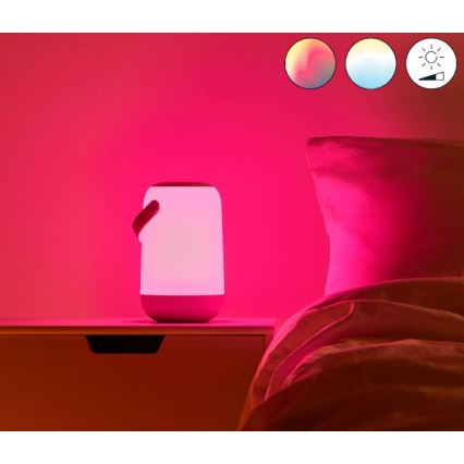 WiZ - LED RGBW Aptumšojama pārnēsājama lampa MOBILE LED/13,5W/5V 2200-6500K Wi-Fi