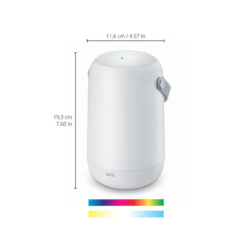 WiZ - LED RGBW Aptumšojama pārnēsājama lampa MOBILE LED/13,5W/5V 2200-6500K Wi-Fi