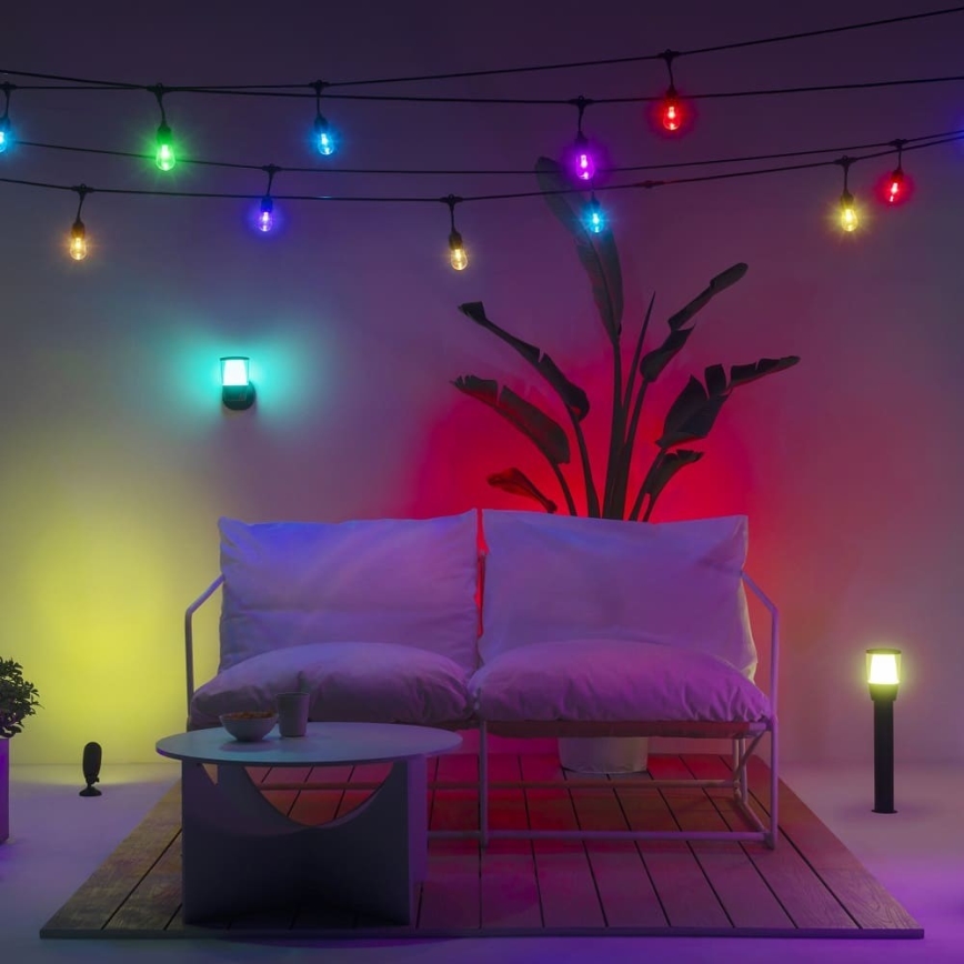 WiZ - LED RGBW regulējama āra lampa ELPAS LED/4,8W/12/230V 2700-5000K IP65 Wi-Fi