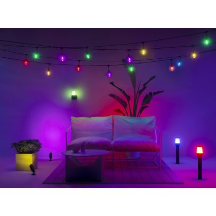 WiZ - LED RGBW regulējama āra lampa ELPAS LED/4,8W/12/230V 2700-5000K IP65 Wi-Fi