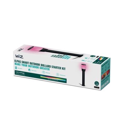 WiZ - LED RGBW regulējama āra lampa ELPAS LED/4,8W/12/230V 2700-5000K IP65 Wi-Fi