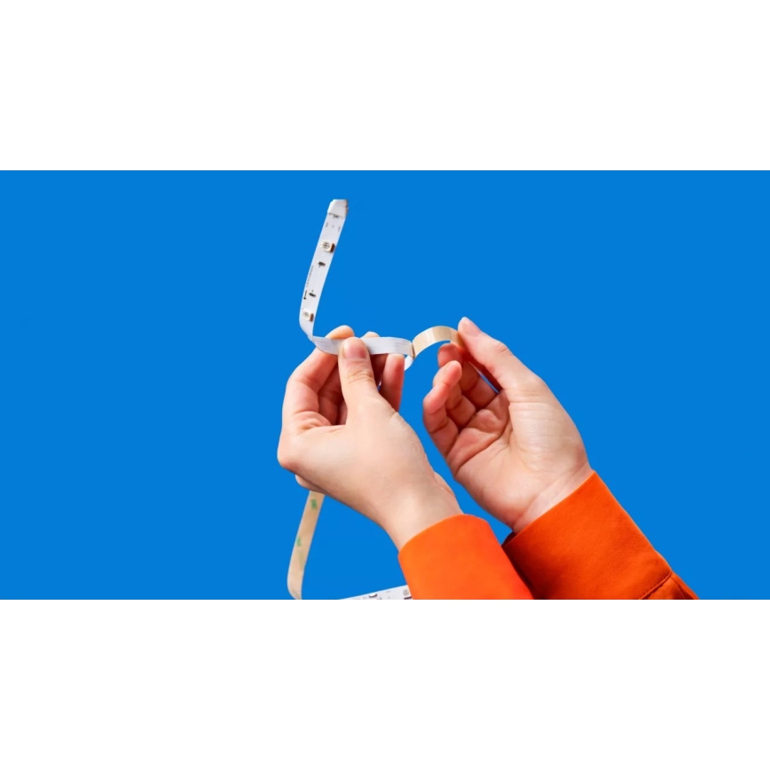 WiZ - RGBIC LED lente ar regulējamu spilgtumu 4m LED/10,2W/5V 2700-6500K Wi-Fi