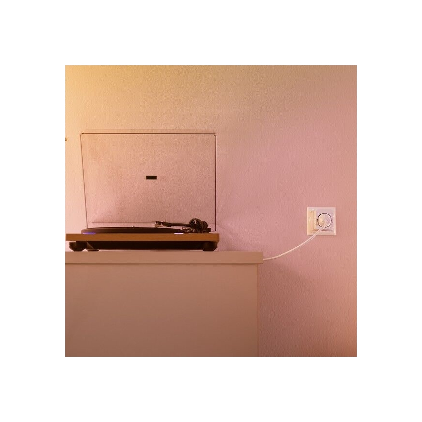 WiZ - Viedā kontaktligzda E 2300W + jaudas mērītājs Wi-Fi