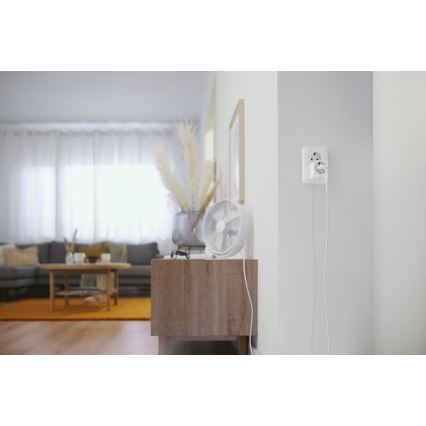 WiZ - Viedā kontaktligzda E 2300W + jaudas mērītājs Wi-Fi