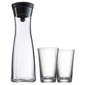 WMF - BASIC ūdens karafe 1 l + 2 glāzes