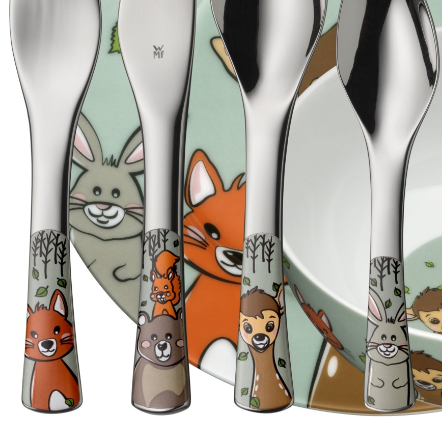WMF - Bērnu galda piederumu komplekts FOREST FRIENDS 6 gab