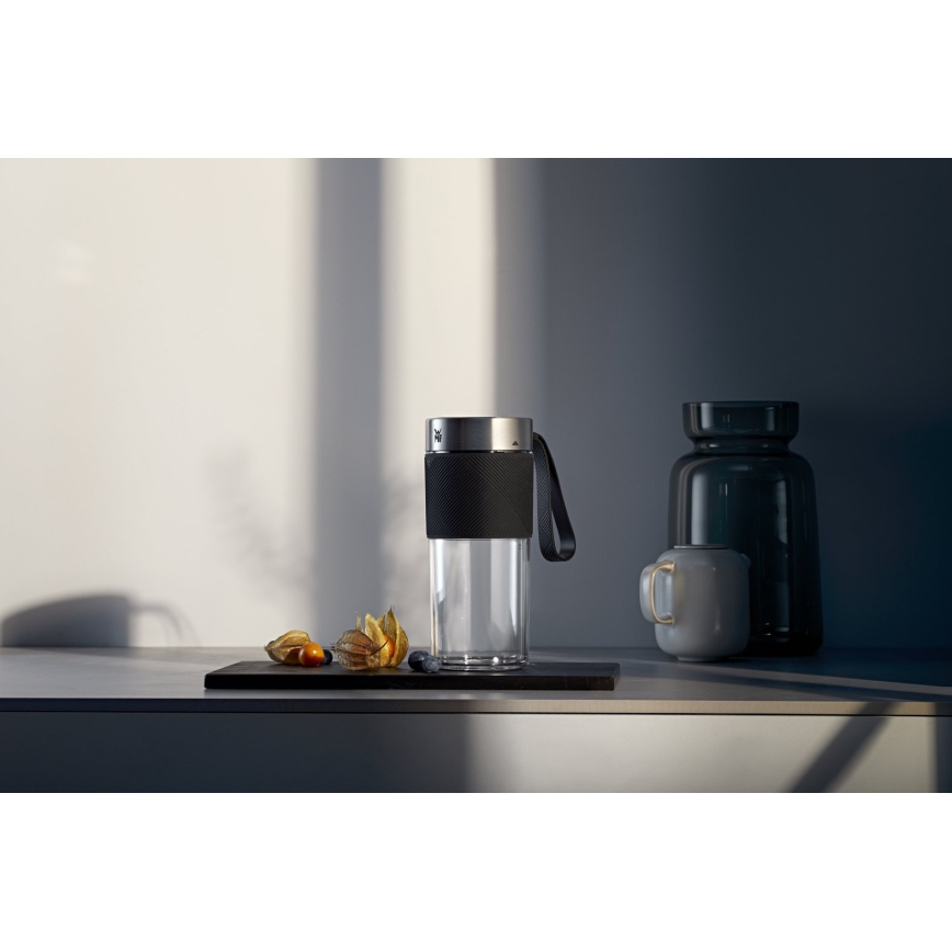 WMF - Ceļojumu smūtiju blenderis KITCHENminis 50W/7,4V 1200 mAh nerūsējošs tērauds