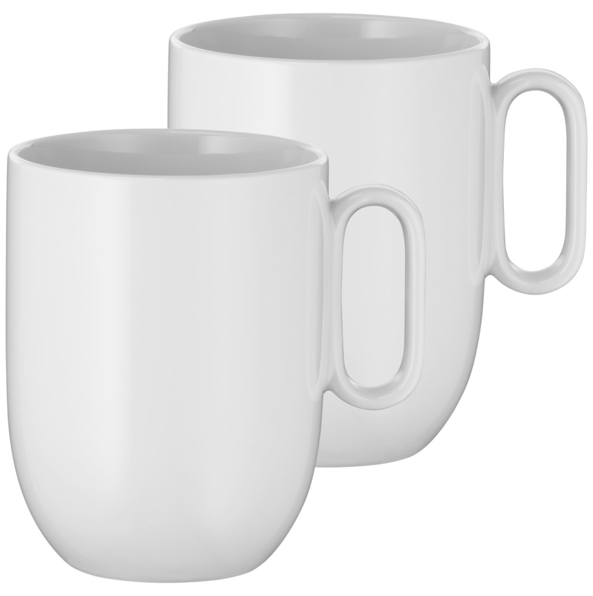 WMF - KOMPLEKTS 2x Kafijas tasīte BARISTA 380 ml balta