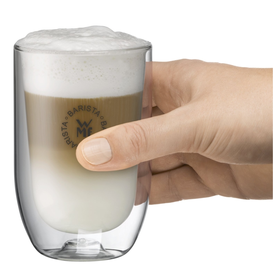 WMF - KOMPLEKTS 2x Latte macchiato glāze BARISTA 280 ml