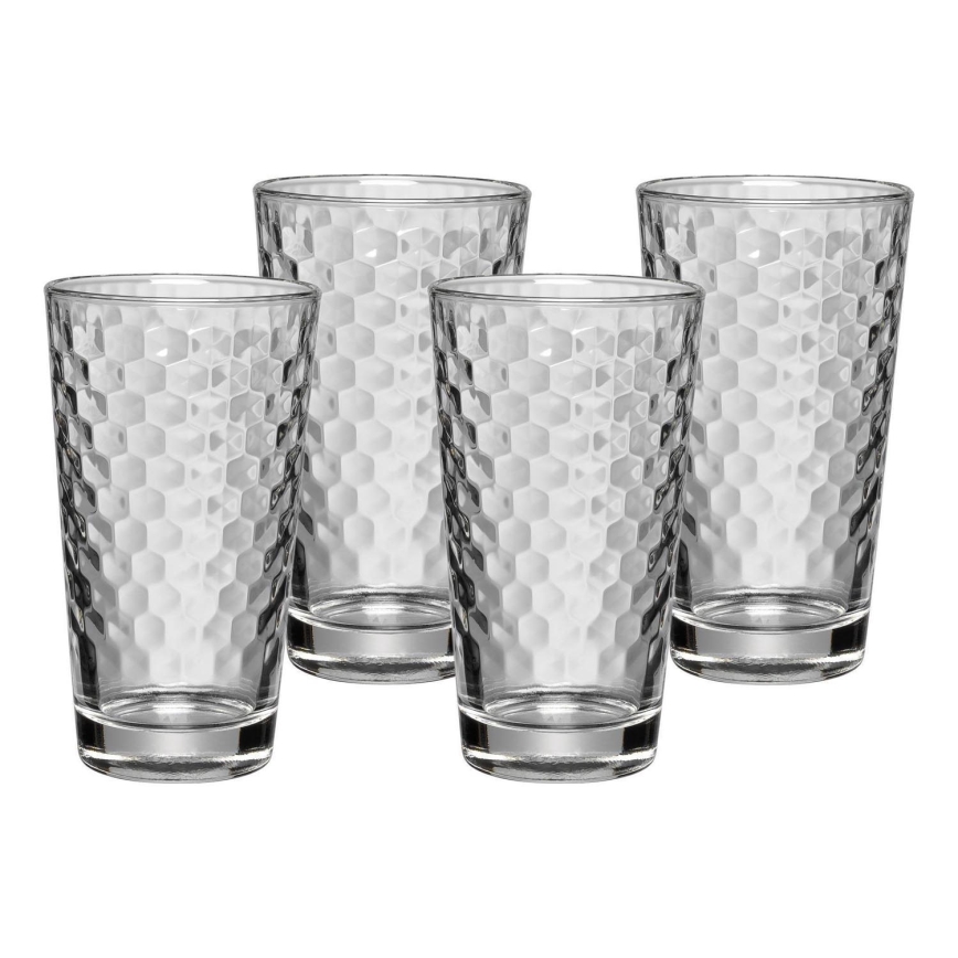 WMF - KOMPLEKTS 4x Latte macchiato glāze KAFIJA TIME 280 ml