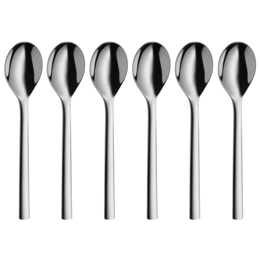 WMF - KOMPLEKTS 6x Kafijas karotīte NUOVA nerūsējošs tērauds