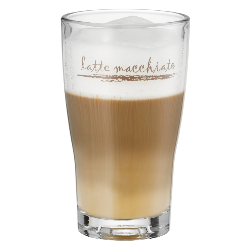 WMF - Latte macchiato glāžu un karotīšu komplekts CLEVER & MORE 6 gab.