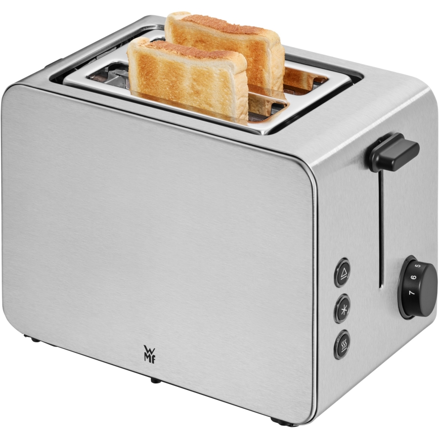 WMF - Maizgrauzdētājs divām šķēlēm LONO 1050 W/230 V, nerūsējošā tērauda