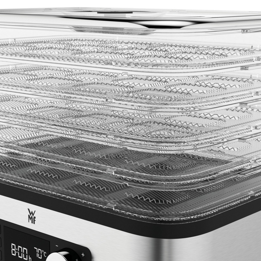 WMF - Pārtikas žāvētājs ar termoregulāciju KITCHENminis 220W/230V nerūsējošs tērauds