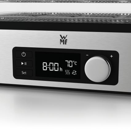 WMF - Pārtikas žāvētājs ar termoregulāciju KITCHENminis 220W/230V nerūsējošs tērauds