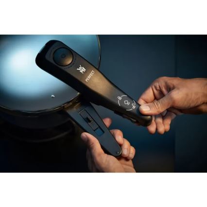 WMF - PERFECT spiedkatlu komplekts 6,5 l + 3 l, no nerūsējošā tērauda