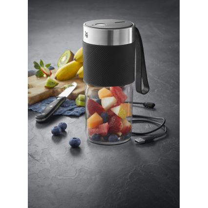 WMF - Portatīvais smoothie blenderis KITCHENminis 50W/7,4V 1200 mAh nerūsējošā tērauda