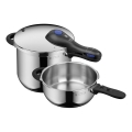 WMF - Spiediena katlu komplekts 6,5 l + 3 l PERFECT PLUS nerūsējošs tērauds