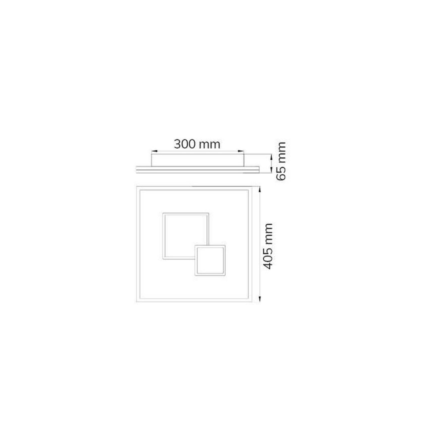 Wofi 11247 - LED Aptumšojama griestu lampa NADRA LED/27W/230V