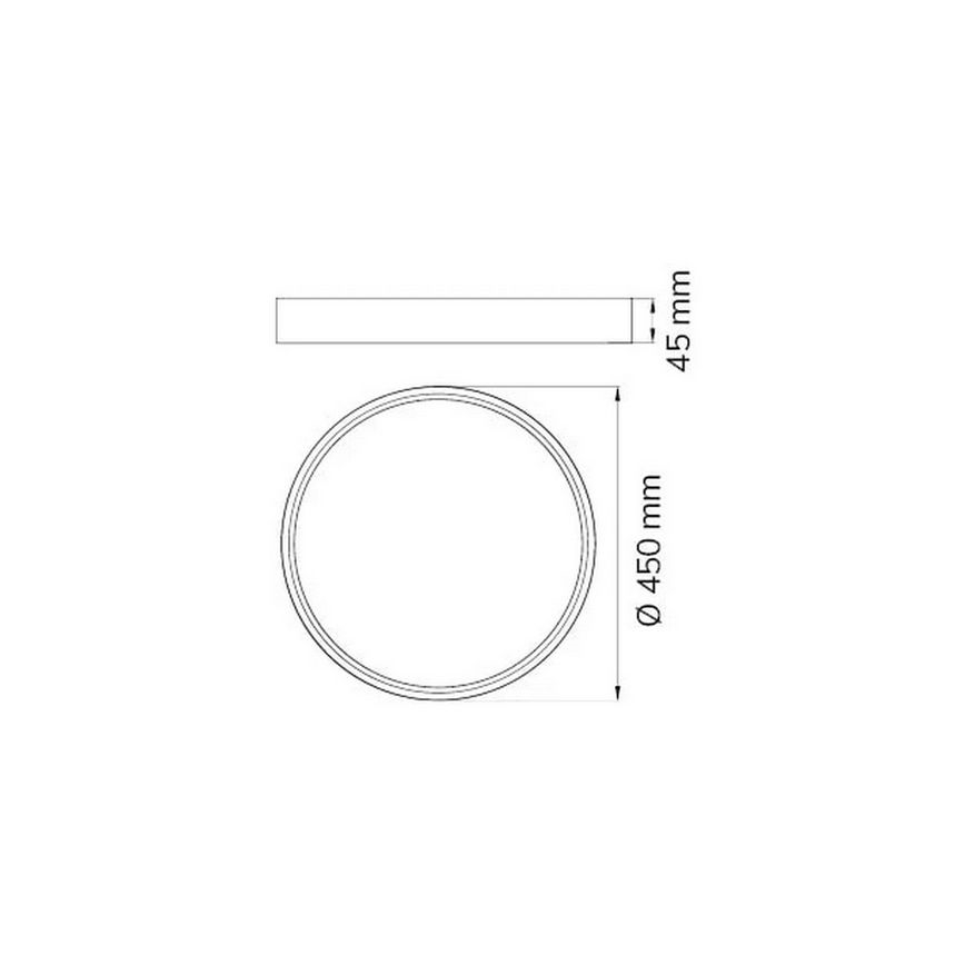 Wofi 12055 - LED Aptumšojama griestu lampa DUBAI LED/27,5W/230V balta