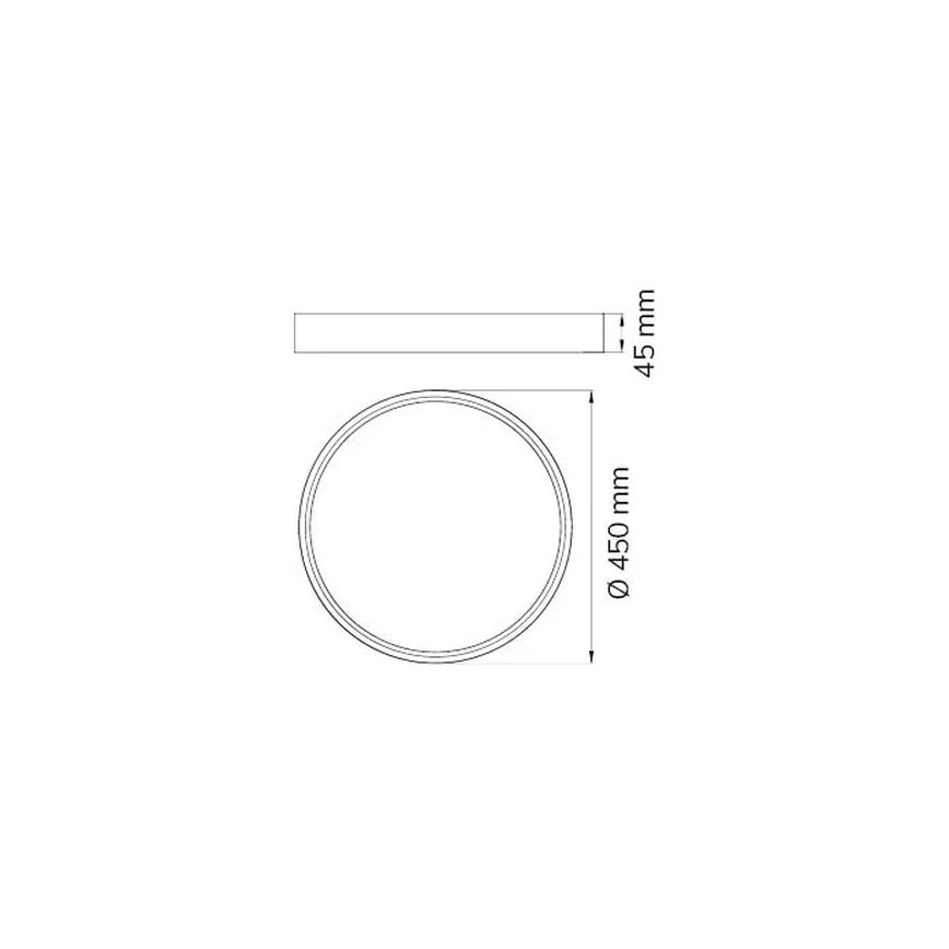 Wofi 12056 - LED Aptumšojama griestu lampa DUBAI LED/27,5W/230V antracīta