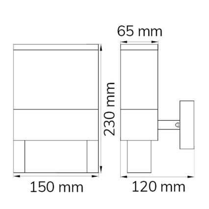 Wofi 12227 - LED Mājas numurs DIEGO LED/10,5W/230V 3000K IP54