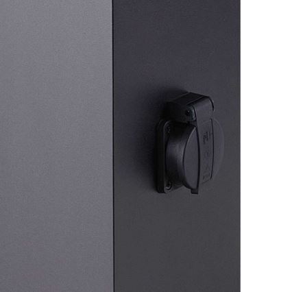 Wofi 12234 - LED Āra lampa ar kontaktligzdu FILIA LED/8,5W/230V IP54 80 cm SCHUKO
