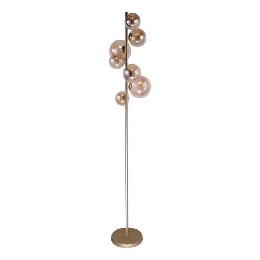 Wofi 3014-701W - LED Grīdas stāvlampa VILLA 7xG9/3W/230V zelta