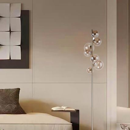 Wofi 3014-701W - LED Grīdas stāvlampa VILLA 7xG9/3W/230V zelta