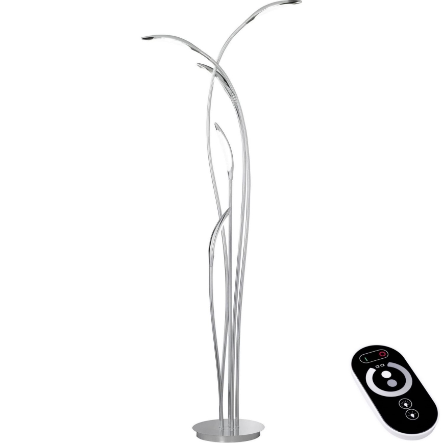 Wofi 3326.05.01.5000 - LED Aptumšojama grīdas stāvlampa HAMPTON 5xLED/5,2W/230V + tālvadības pults