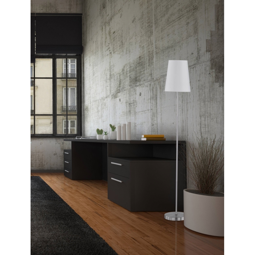 Wofi 3329.01.06.6000 - Grīdas stāvlampa FYNN 1xE27/60W/230V balta