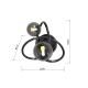Wofi 4014-205 - LED Sienas lampa NANCY 2xG9/3,5W/230V melns hroms