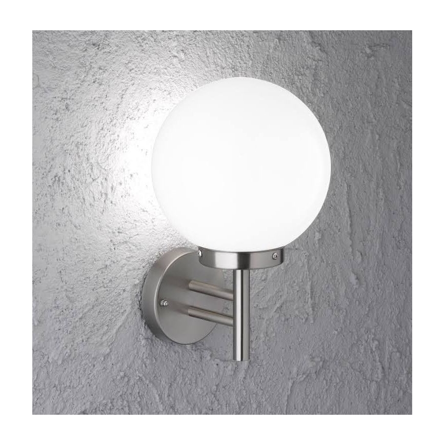 Wofi 4033.01.97.7000 - Āra sienas lampa REMO 1xE27/60W/230V IP44