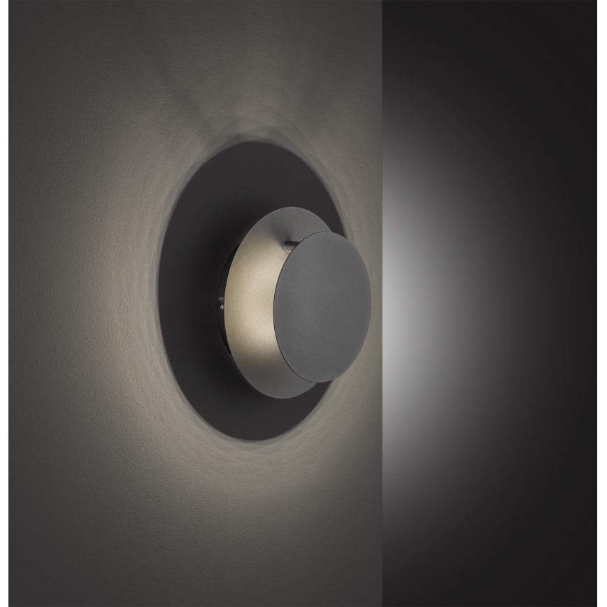 Wofi 4048-102R - LED Sienas lampa BAYONNE LED/6,5W/230V antracīta