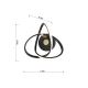 Wofi 4134-104 - LED Sienas lampa INDIGO LED/14W/230V melna/zelta