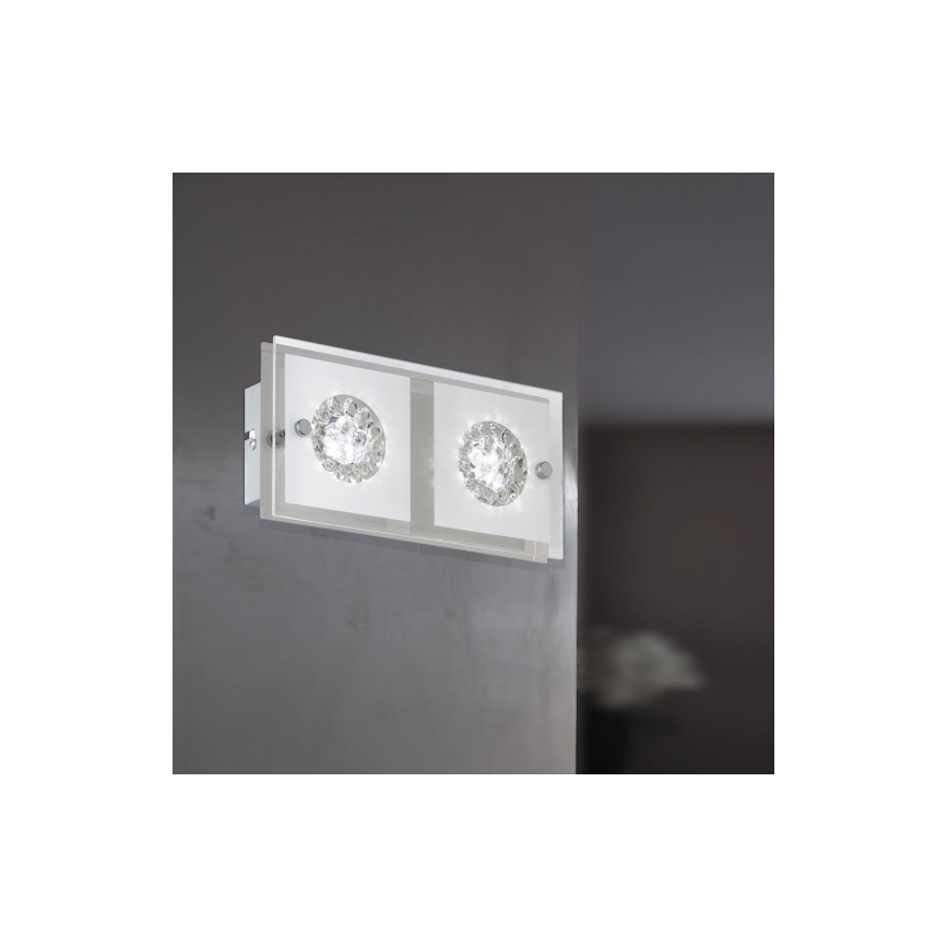 Wofi 4272.02.01.0000 - LED Sienas gaismeklis REIMS 2xLED/4W/230V