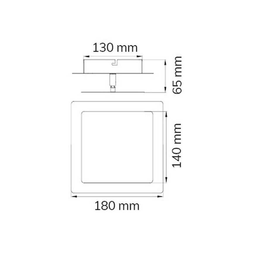 Wofi 451401709000 - LED Sienas lampa FEY LED/8W/230V matēts hroms