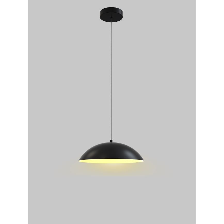 Wofi 6001-104 - LED Aptumšojama lustra ar auklu ROSCOFF LED/19W/230V melna/zelta