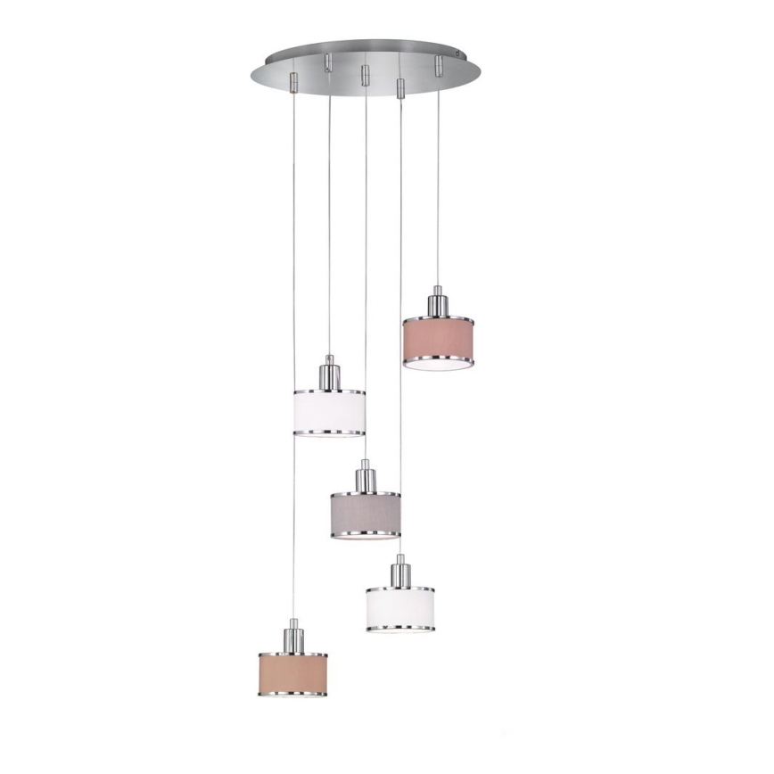 Wofi 619905019000 - Lustra ar auklu CIARA 5xE14/28W/230V