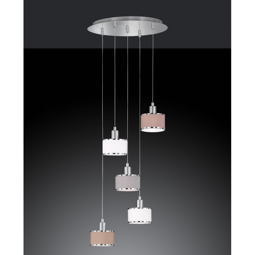 Wofi 619905019000 - Lustra ar auklu CIARA 5xE14/28W/230V