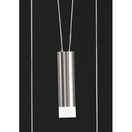 Wofi 7263.06.54.6000 - LED Aptumšojama lustra ar auklu JETTE 3xLED/7,5W/230V + 3xLED/1W