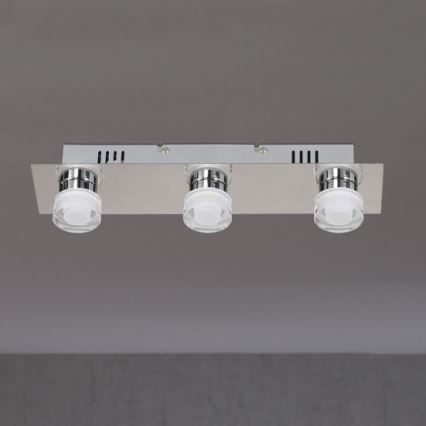 Wofi 7848.03.54.0044 -LED Vannas istabas griestu gaismeklis LORIENT 3xLED/4W/230V IP23