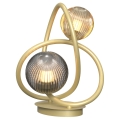 Wofi 8015-204 - LED Galda lampa METZ 2xG9/3,5W/230V zelta/pelēka