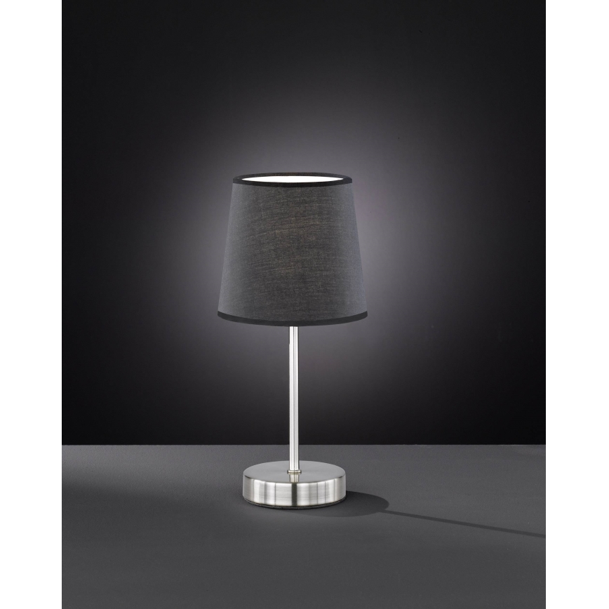 Wofi 8324.01.10.0000 - Galda lampa CESENA 1xE14/42W/230V melna