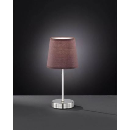 Wofi 8324.01.51.0000 - Galda lampa CESENA 1xE14/42W/230V brūna