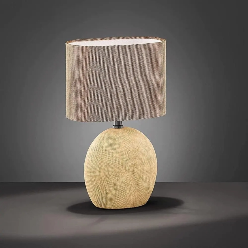 Wofi 845601236000 - Galda lampa CARMEN, 1xE14/40W/230V, bēša