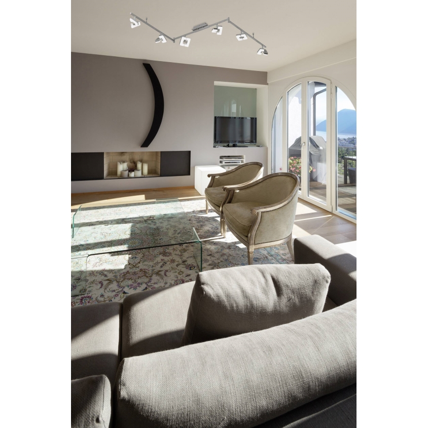 Wofi 9026.06.64.5000 - LED Starmetis ZARA 6xLED/5,2W/230V