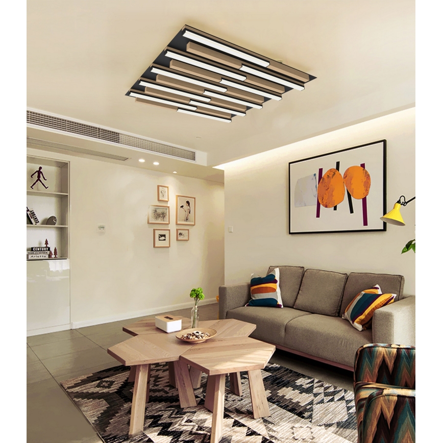 Wofi 9031-1006 - LED Aptumšojama griestu lampa PALERMO LED/40W/230V gumijkoks