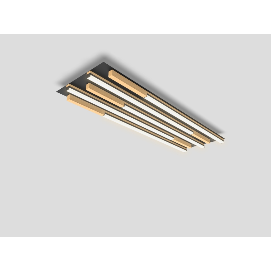 Wofi 9031-506L - LED Aptumšojama griestu lampa PALERMO LED/57W/230V gumijkoks